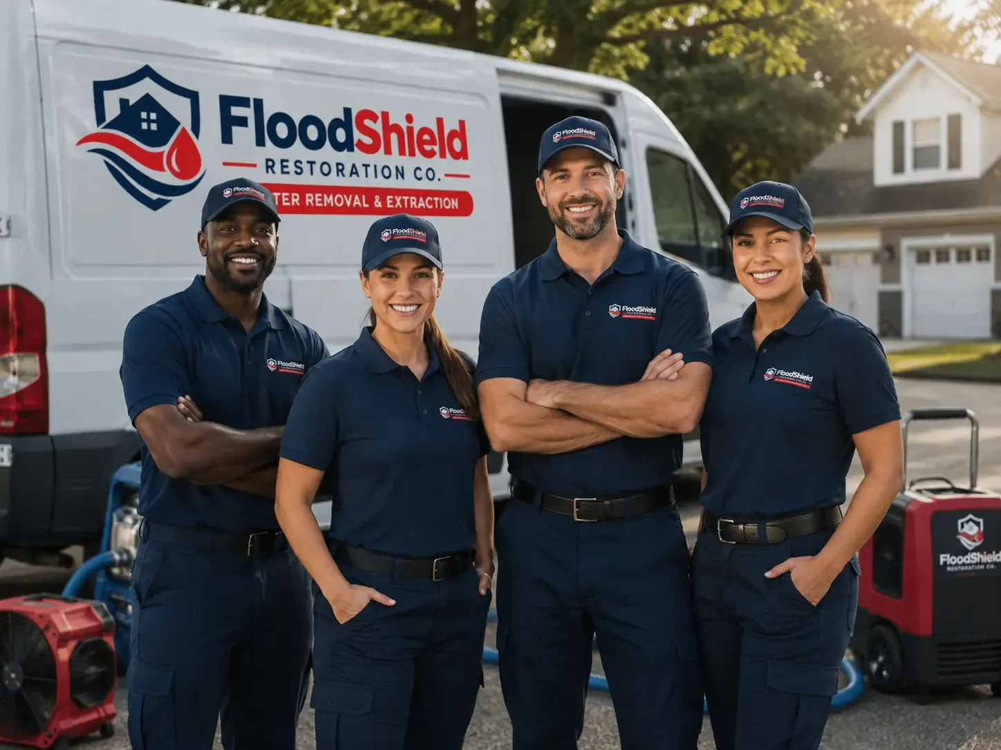 Flood Damage Restoration company in Cloverdale, OH