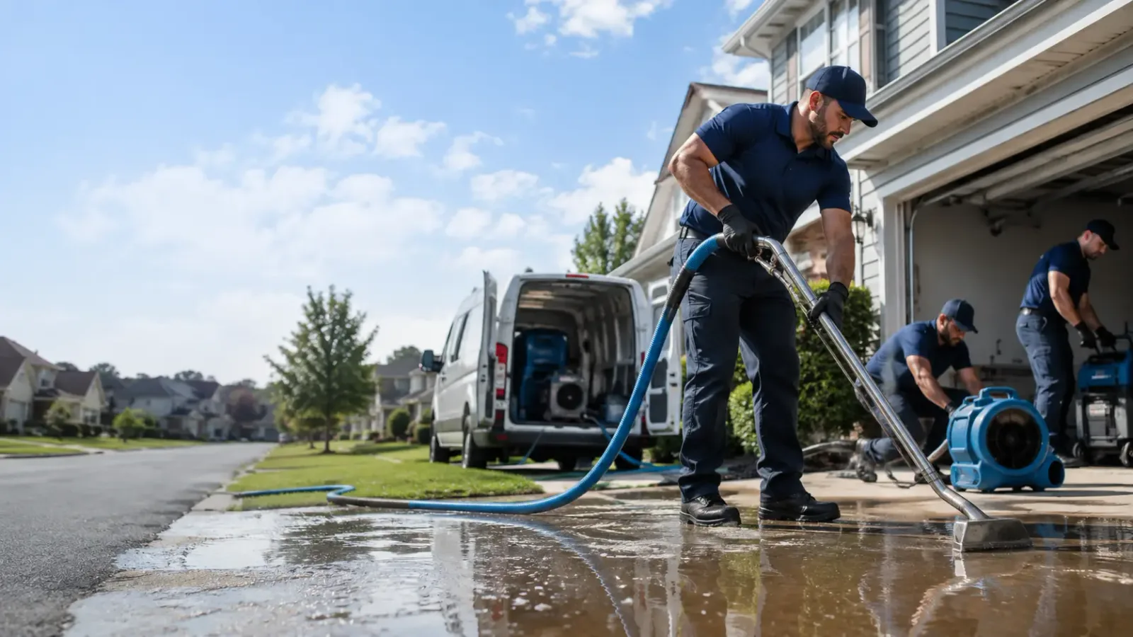 Flood Damage Restoration in Cloverdale, OH